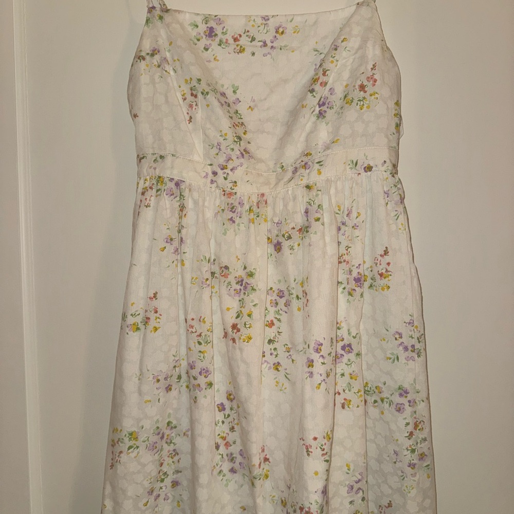 American Vintage White & Floral Mini Dress
